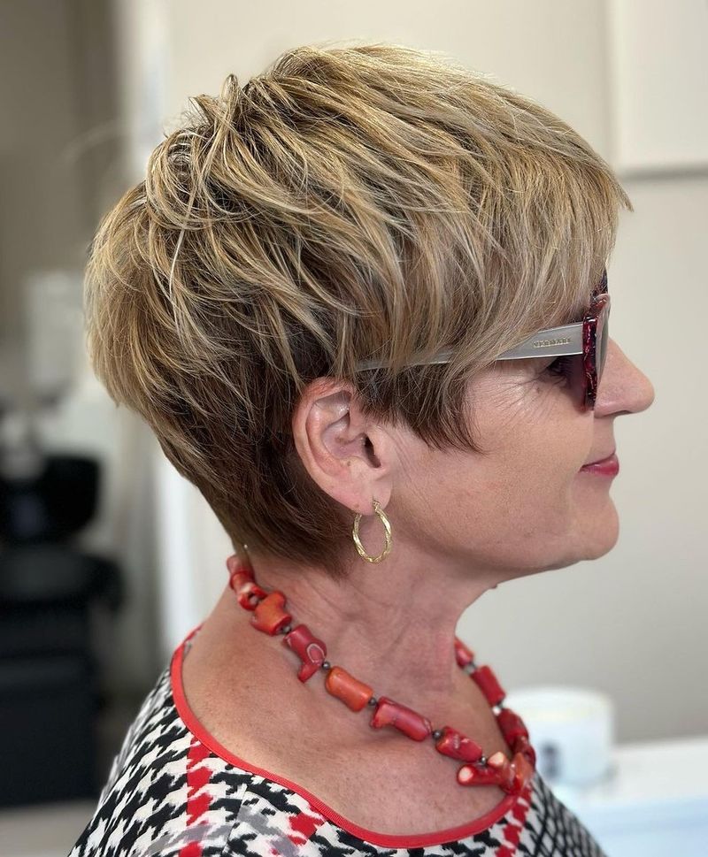 Long Pixie with Extended Nape