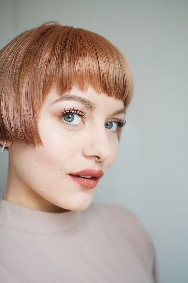 French Bob with Micro Bangs