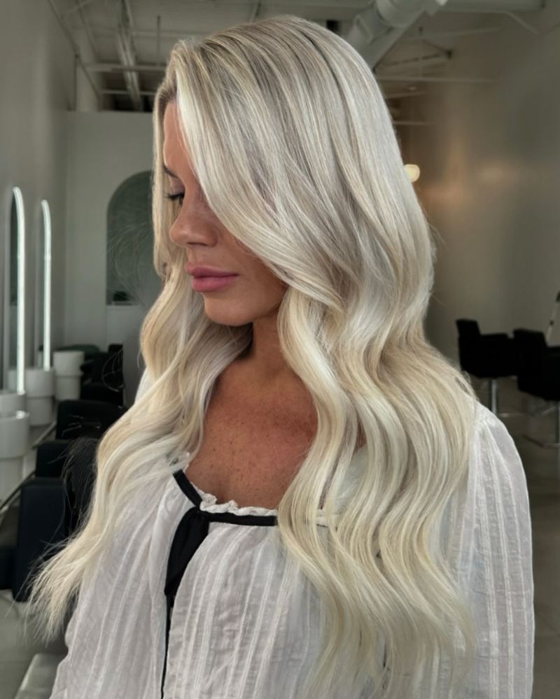 Overly Processed Platinum Blonde