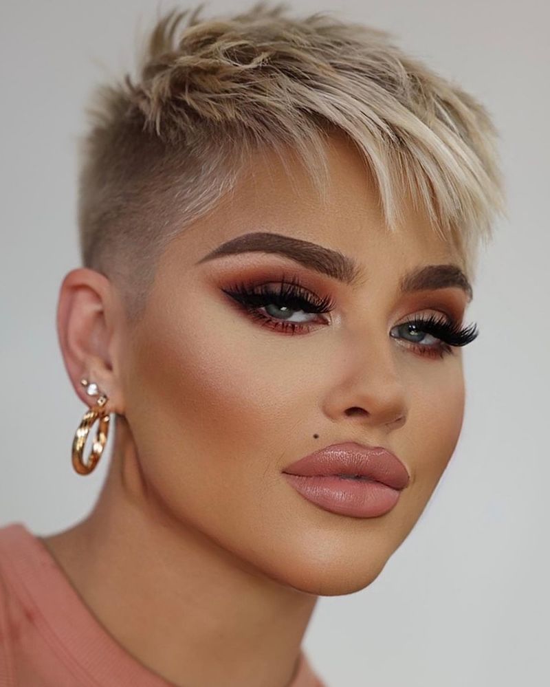 Pixie Cut with Textured Crown