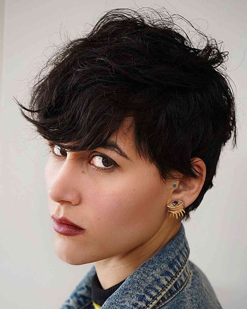 Textured Pixie with Long Top