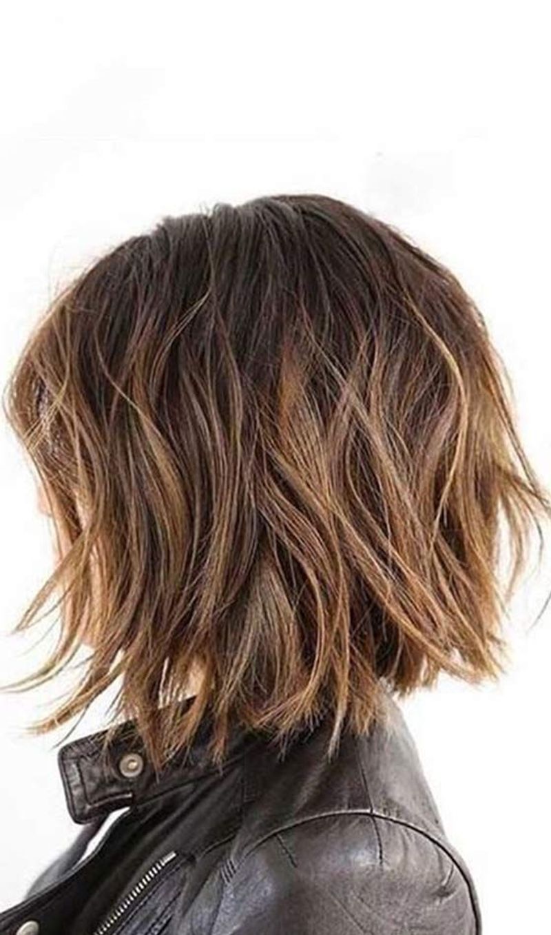 Tousled Beach Waves with Choppy Ends