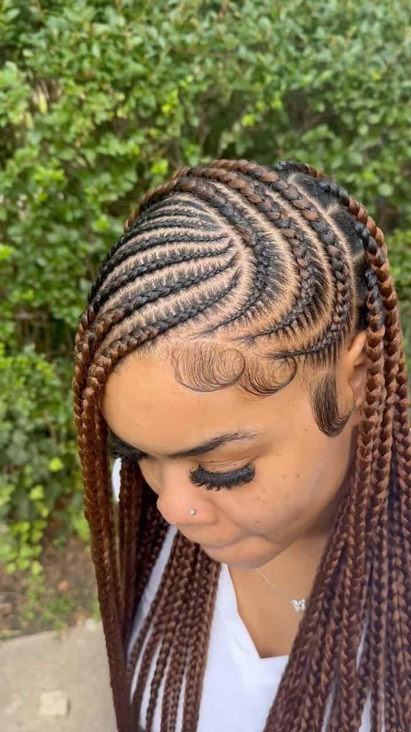 Fulani-Inspired Side Braids
