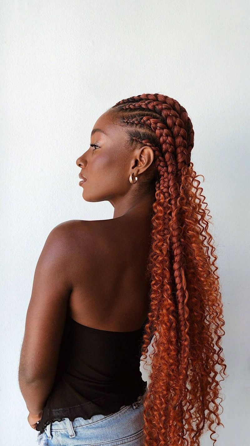 Cornrow-to-Curls Transformation