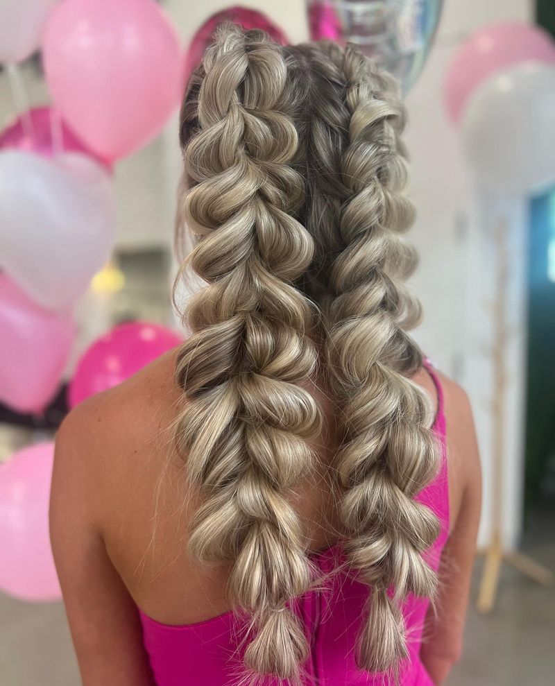Sculpted Bubble Braids