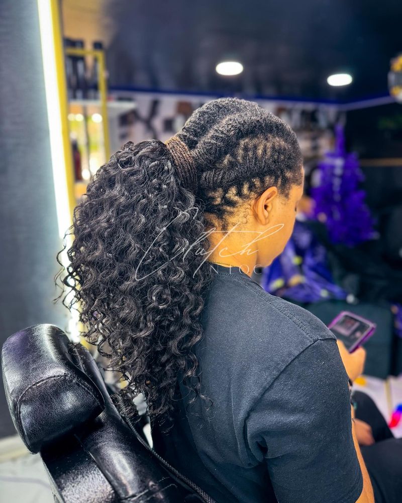 Low Ponytail with Wrapped Base
