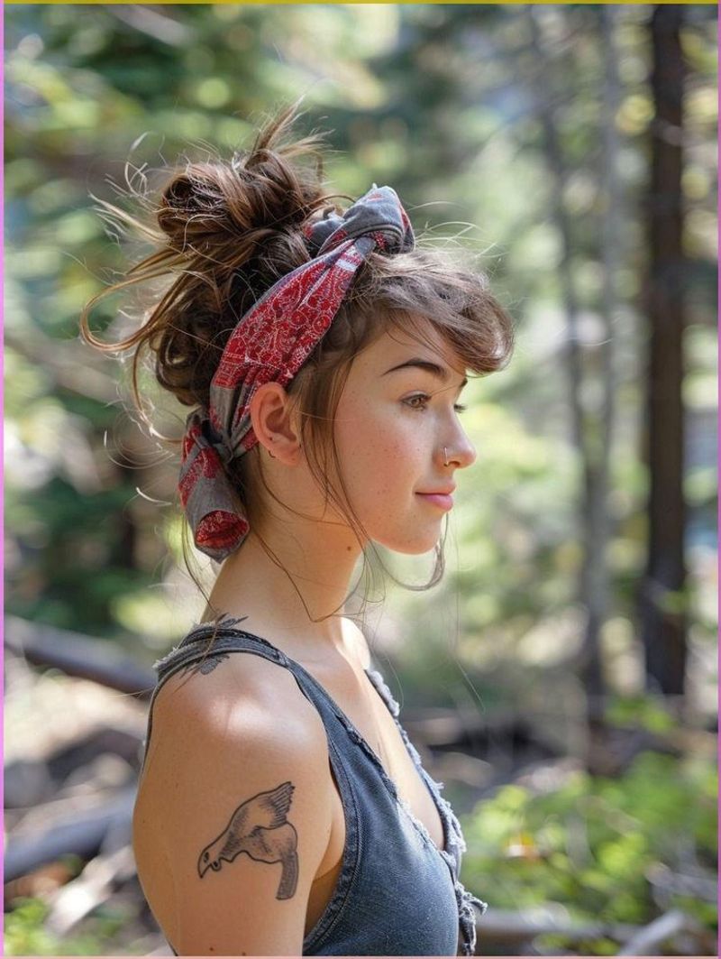 Nautical Bandana Wrap