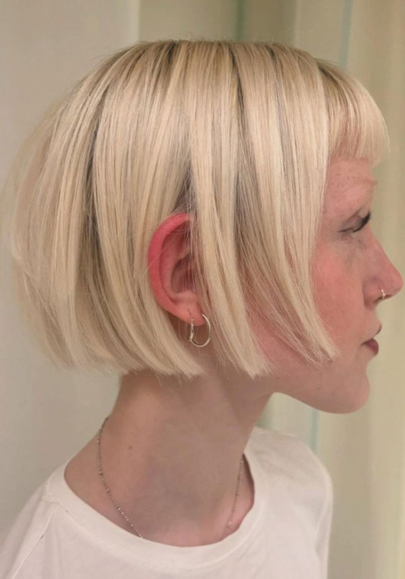 Blunt Bob with Micro Bangs