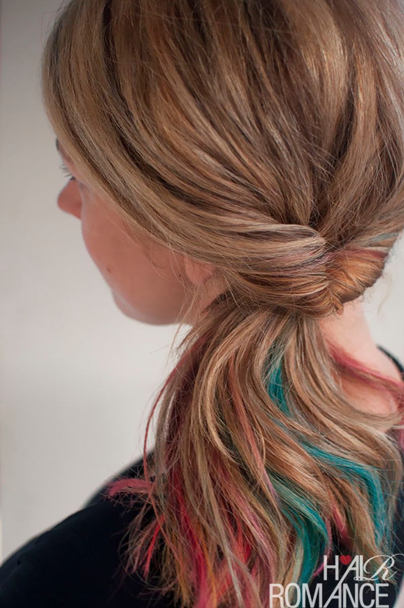 Flipped Ponytail