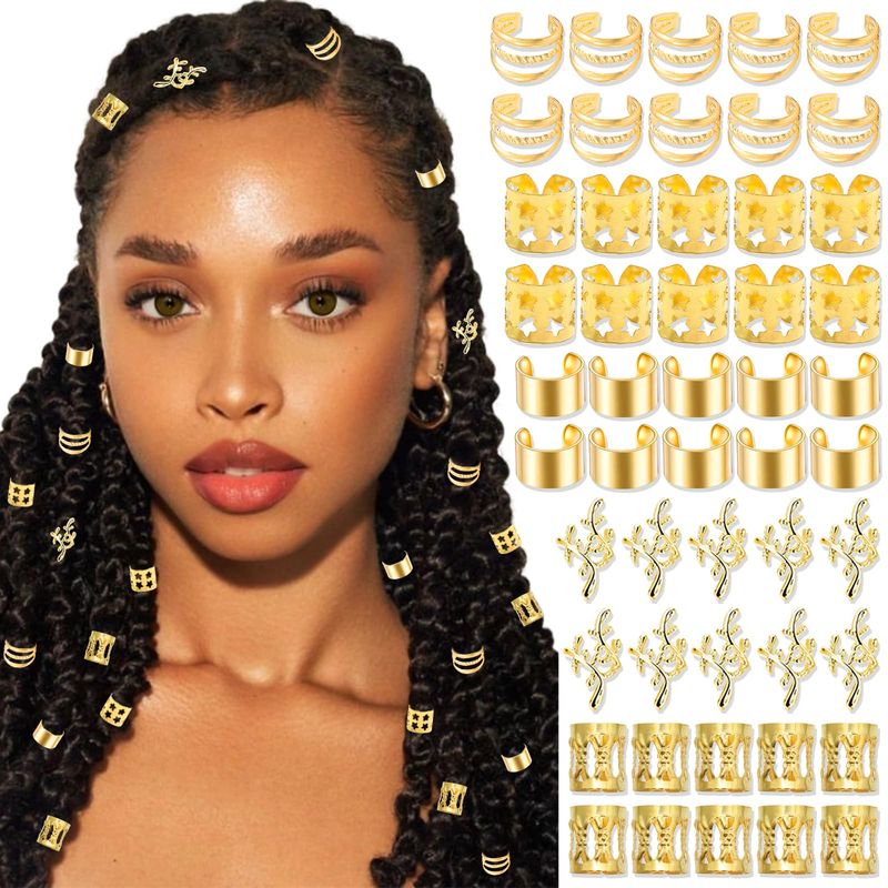Metallic Hair Cuffs