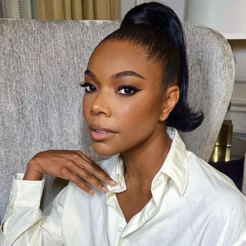 Sleek High Ponytail with Wrapped Base
