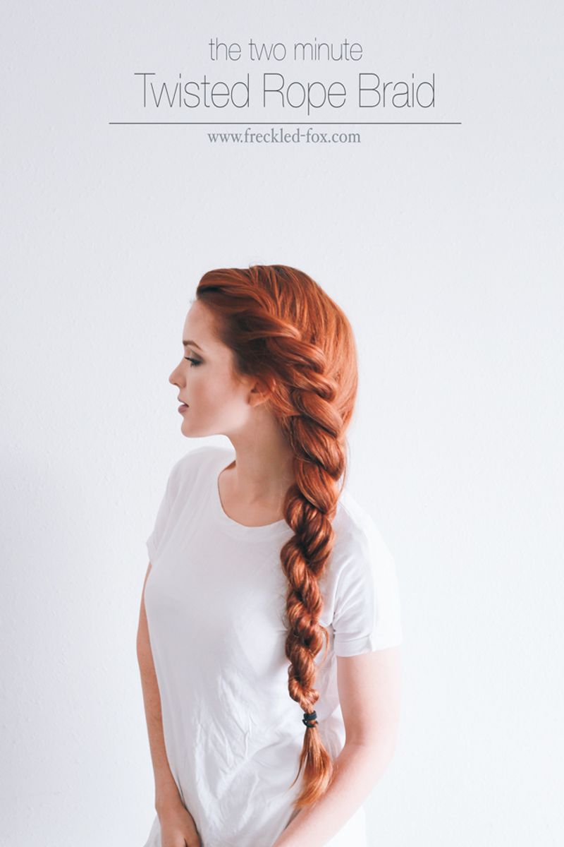 Twisted Side Braid