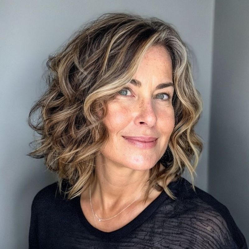 Golvende Lob met Balayage