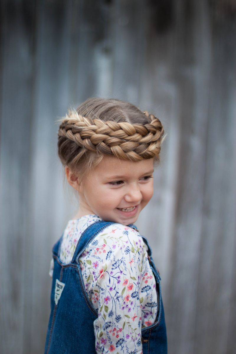 Half-Up Braid Crown