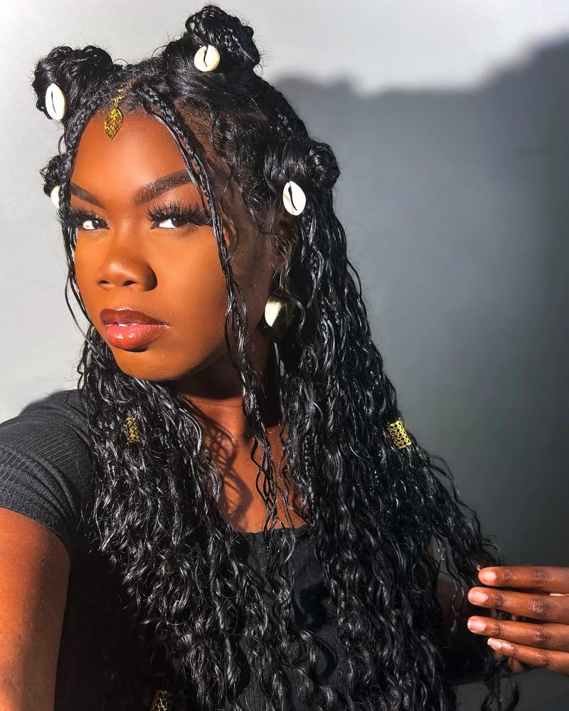 Braided Bantu Knots