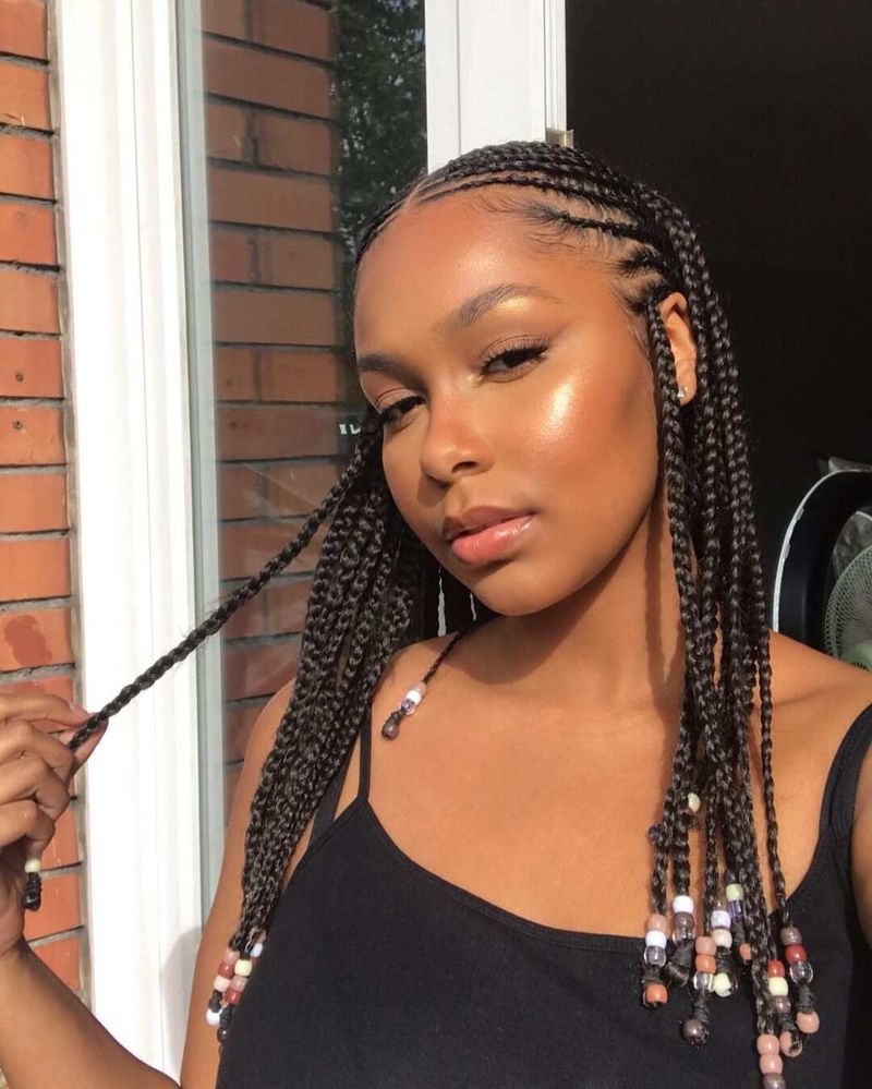 Intricate Fulani Braids