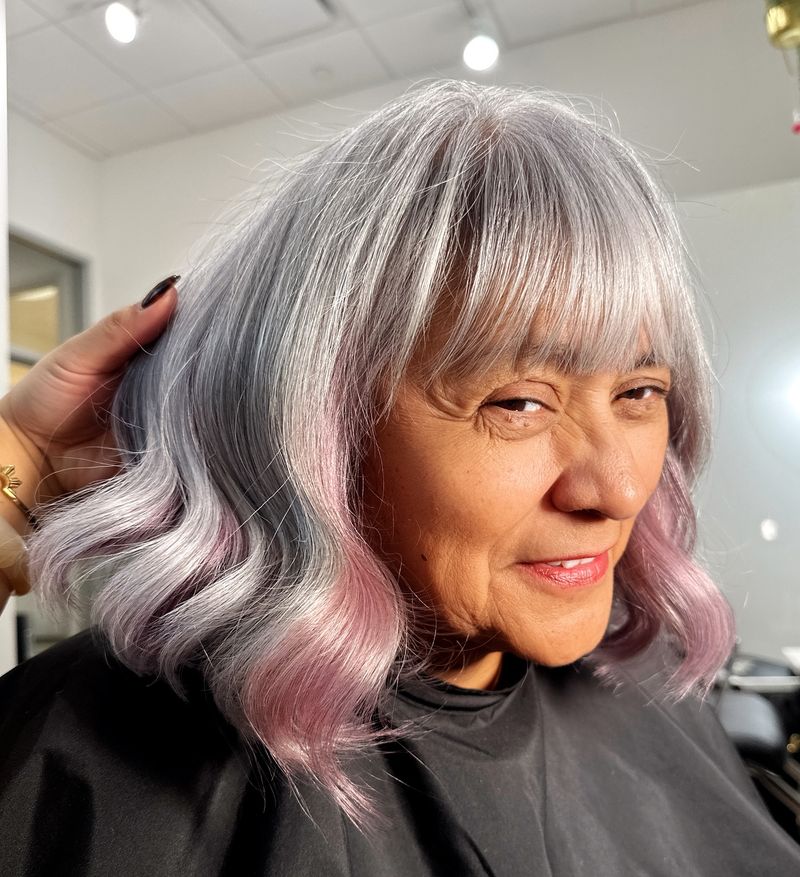 Silver Fox Balayage