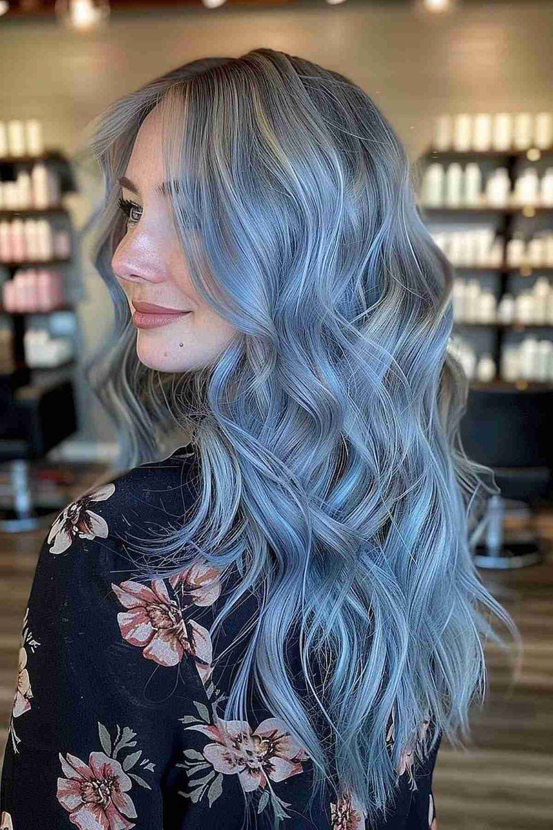 Smoky Blue-Gray Blend