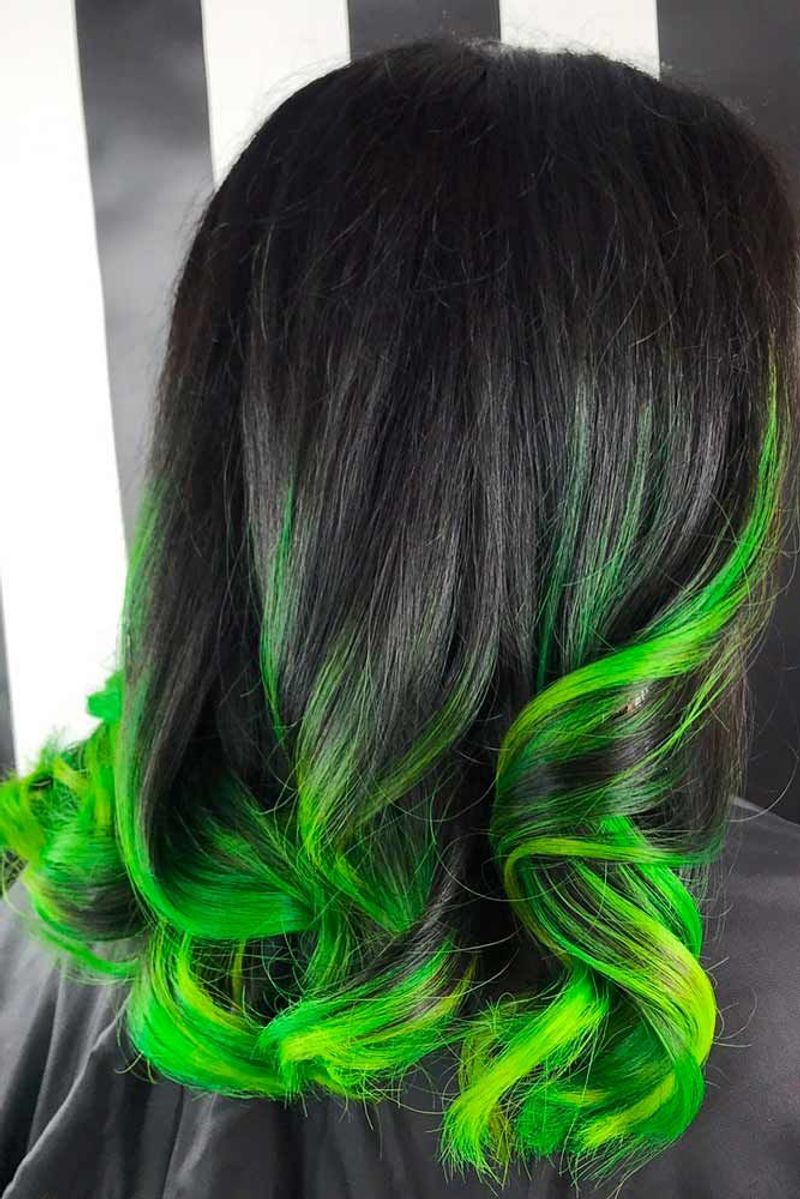 Neon Green Tips