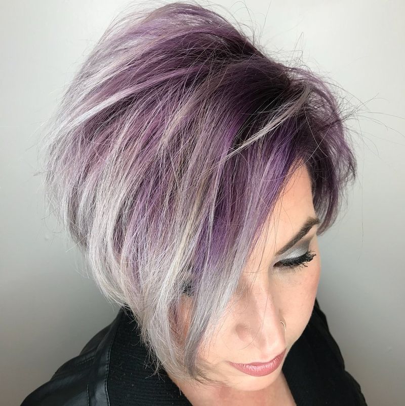 Plum Shadow Streaks