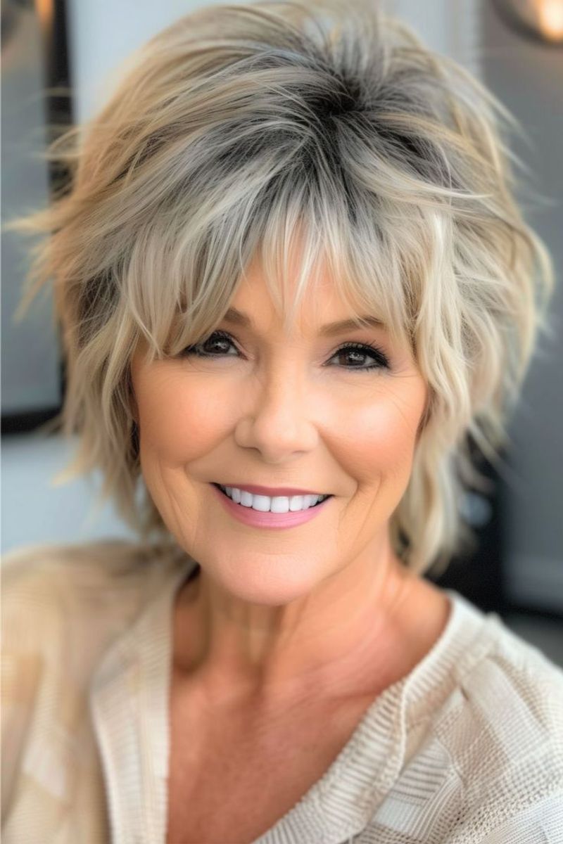 Layered Shag with Face-Framing Pieces