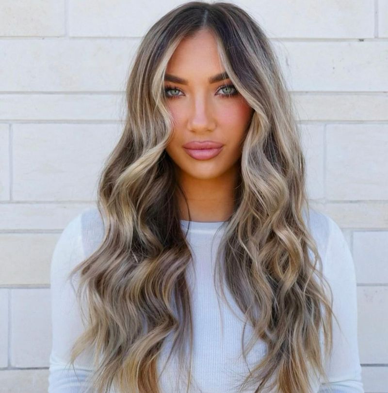 Strati lunghi con Balayage