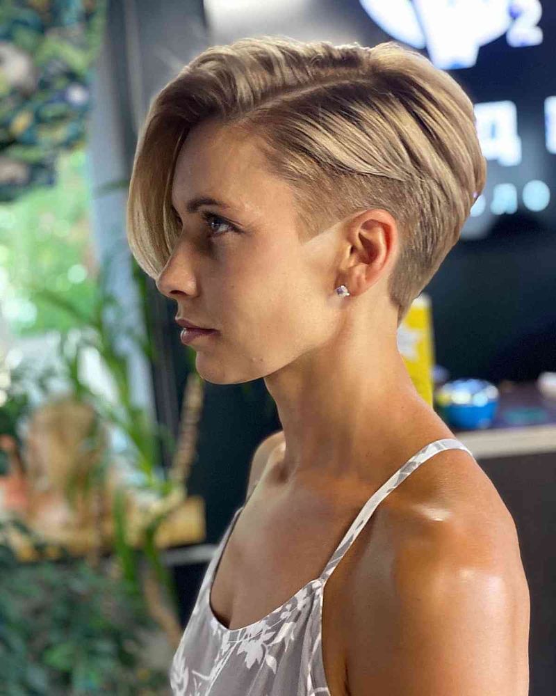 Blended Undercut Bob
