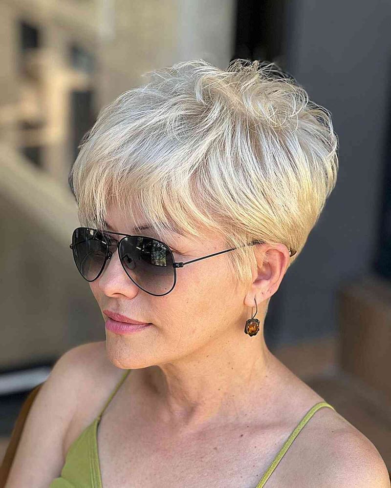 Tapered Pixie with Long Crown