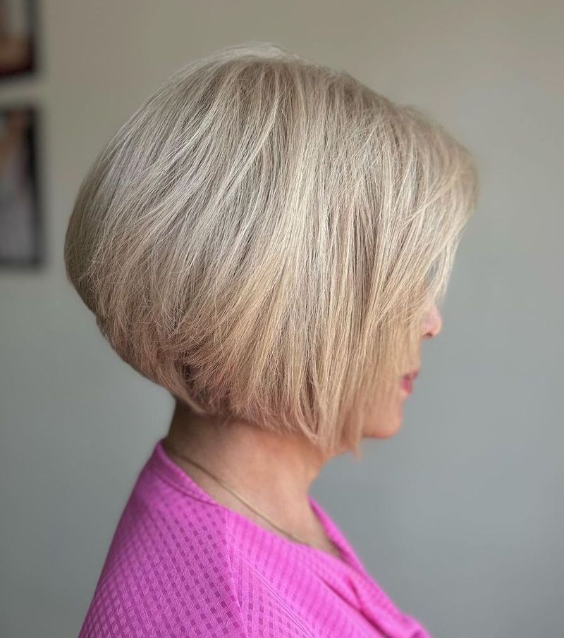 Chin-Length with Bubble Shape