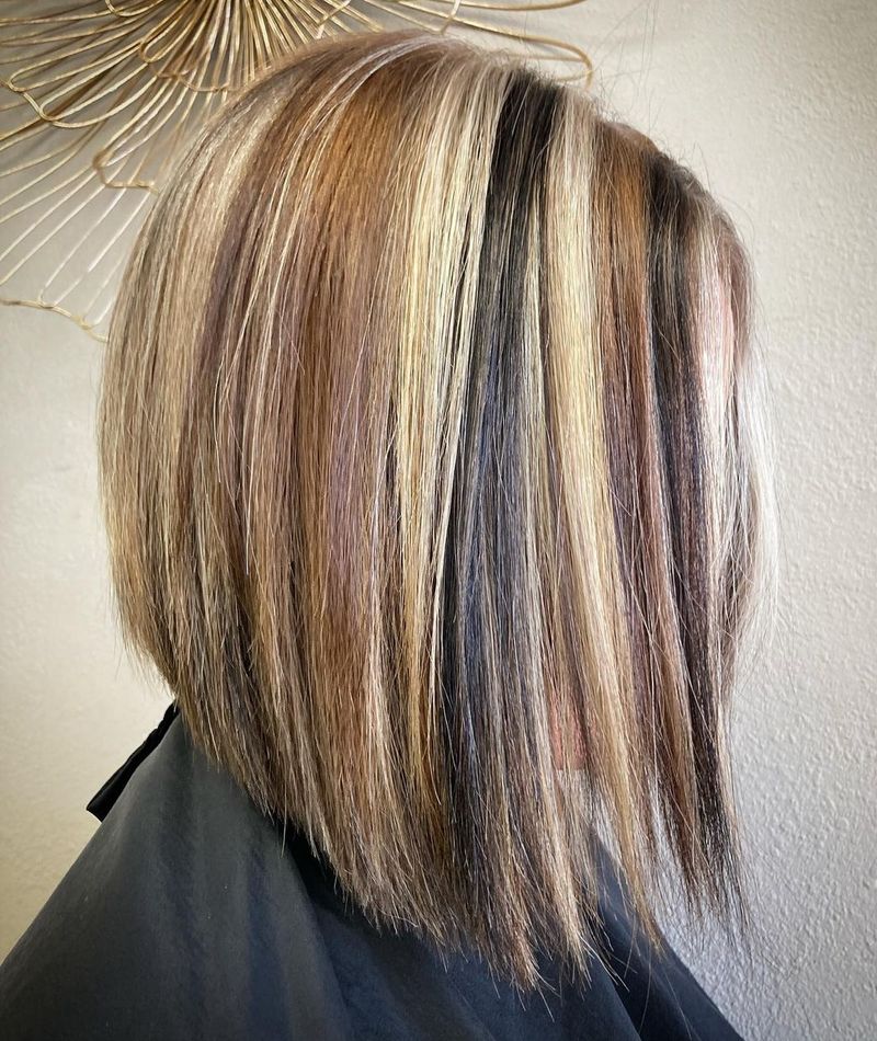 Chin-Length with Chunky Highlights