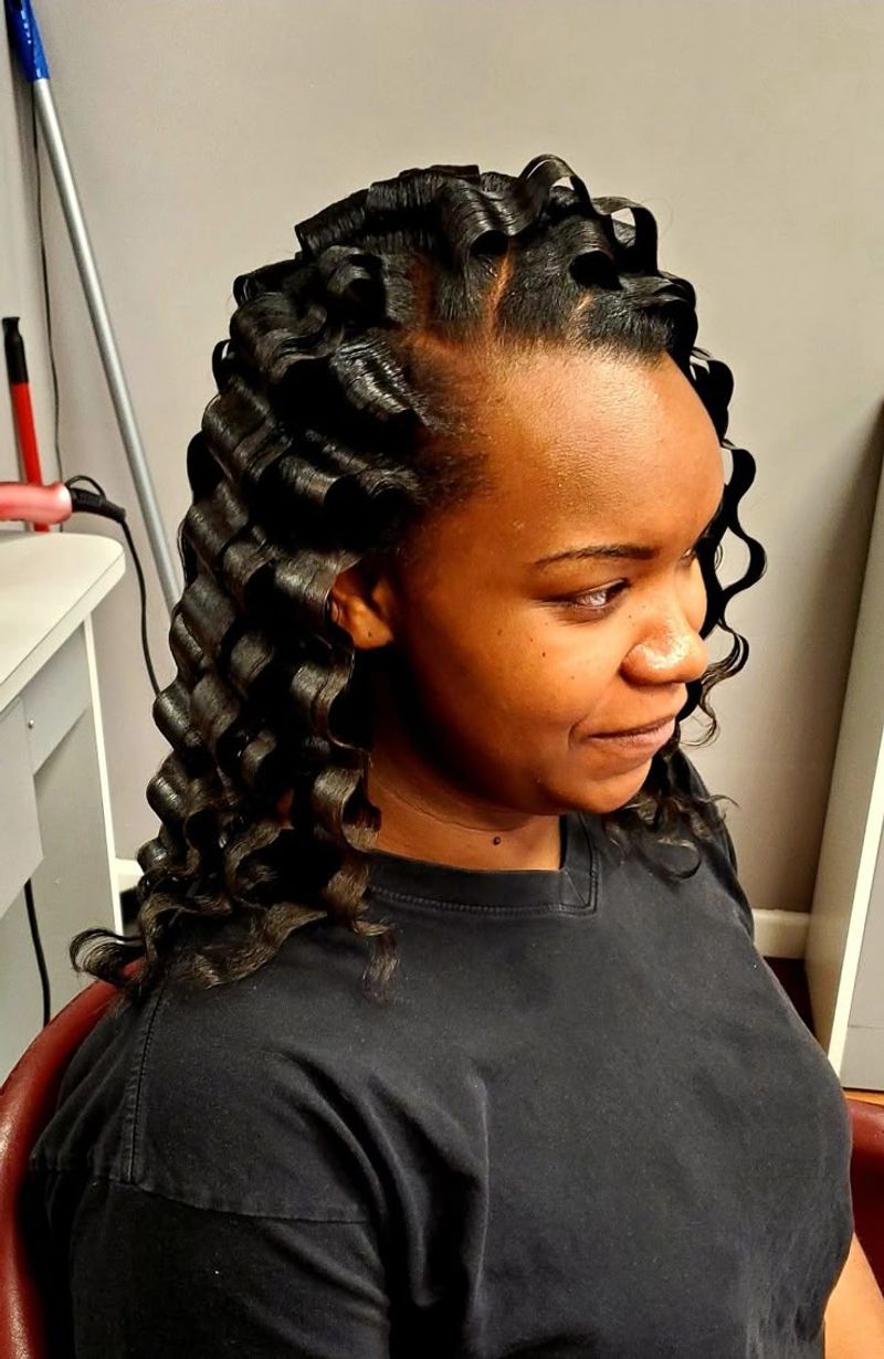 Candy Curls with Hair Jewelry