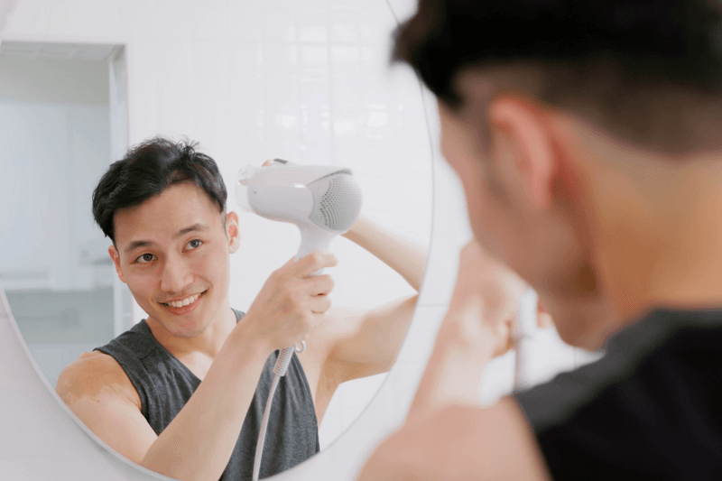 Blow Dry Upside Down