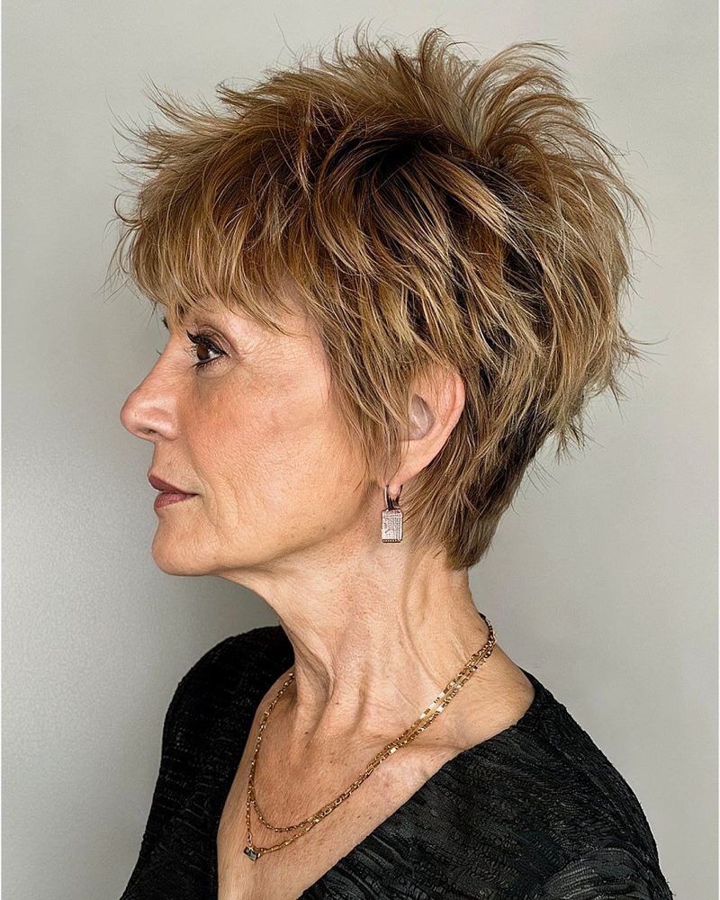Tapered Spiky Shag