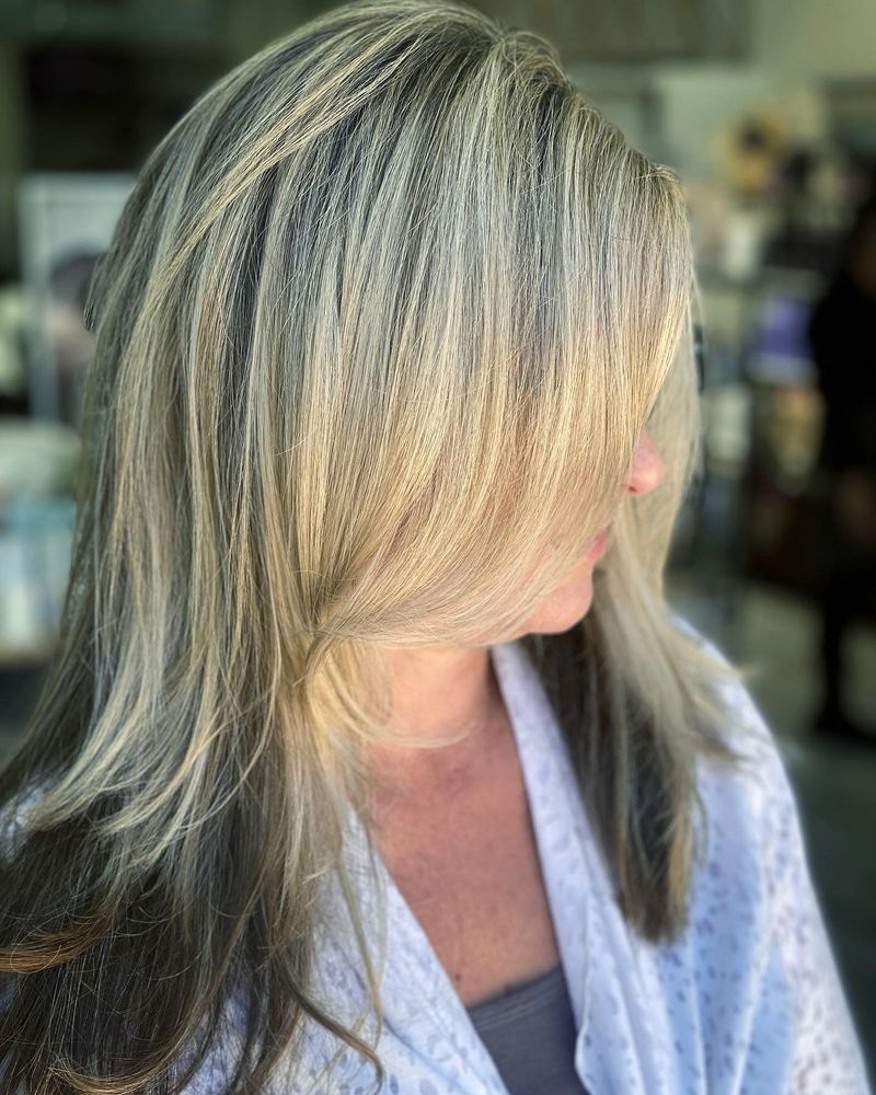 Feathered Layers for Aging Hair