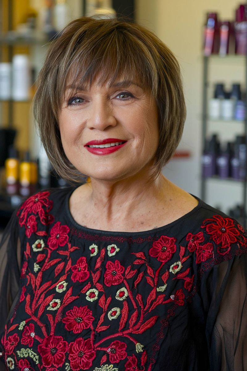 Classic Bob with Soft Fringe