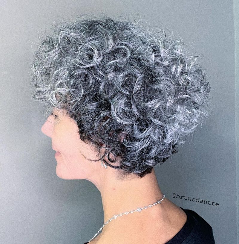 Cropped Curly Cut