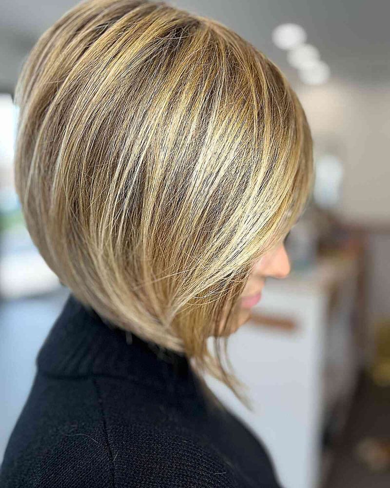 Graduated A-Line with Volume Crown