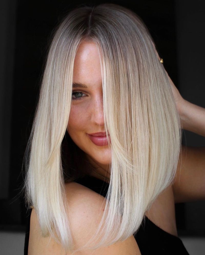 Long Angled Bob (A-Line)