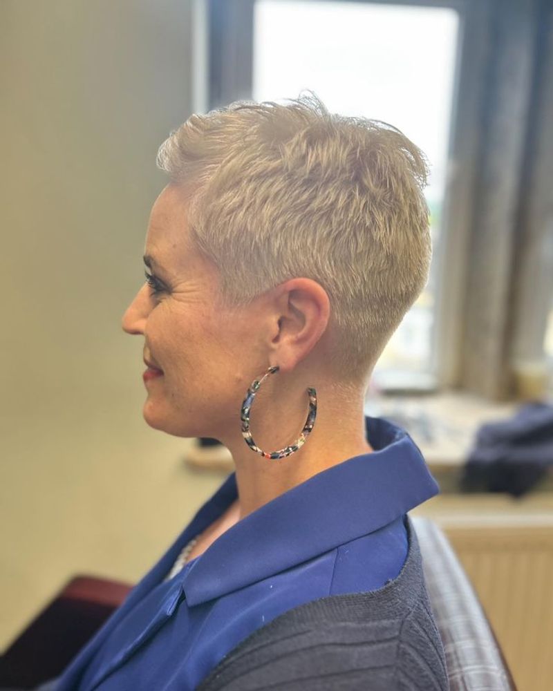 Textured Buzz with Longer Top