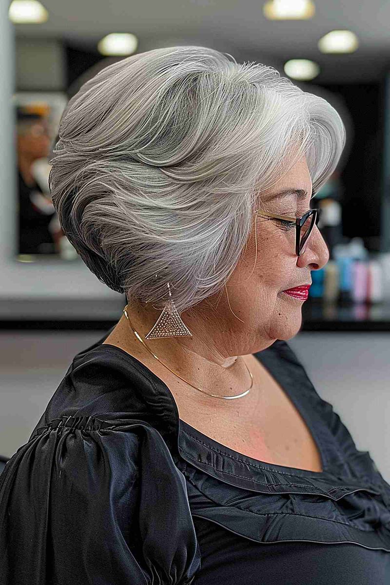 Tousled Wedge with Textured Layers