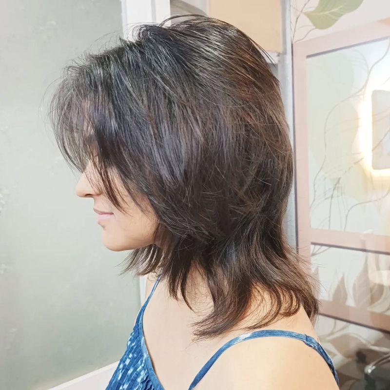 Volumized Crown with Tapered Layers