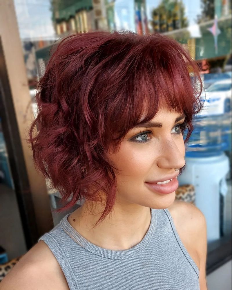 Layered Chin-Length Bob