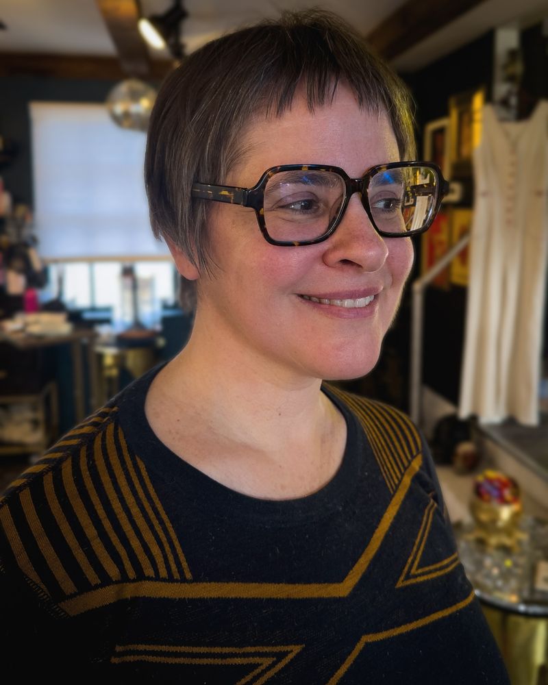 Textured Crop with Micro Wispy Bangs