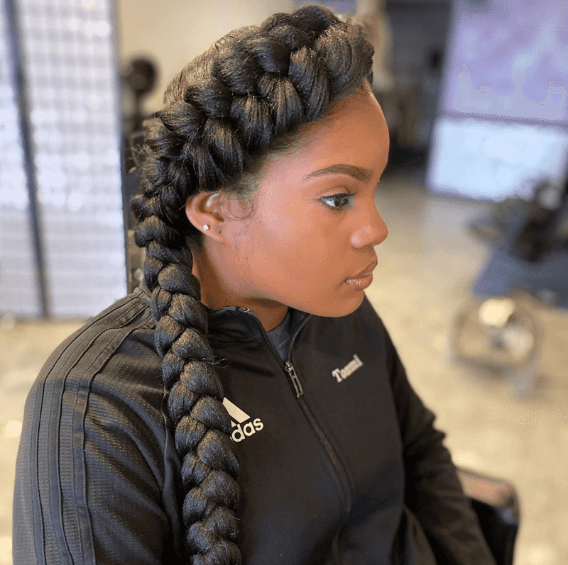 Elegant Halo Braid
