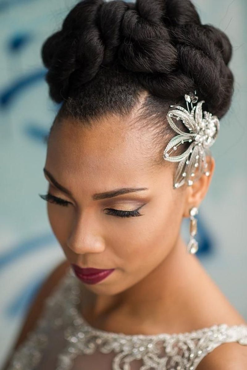 Updo with Sculptural Shape