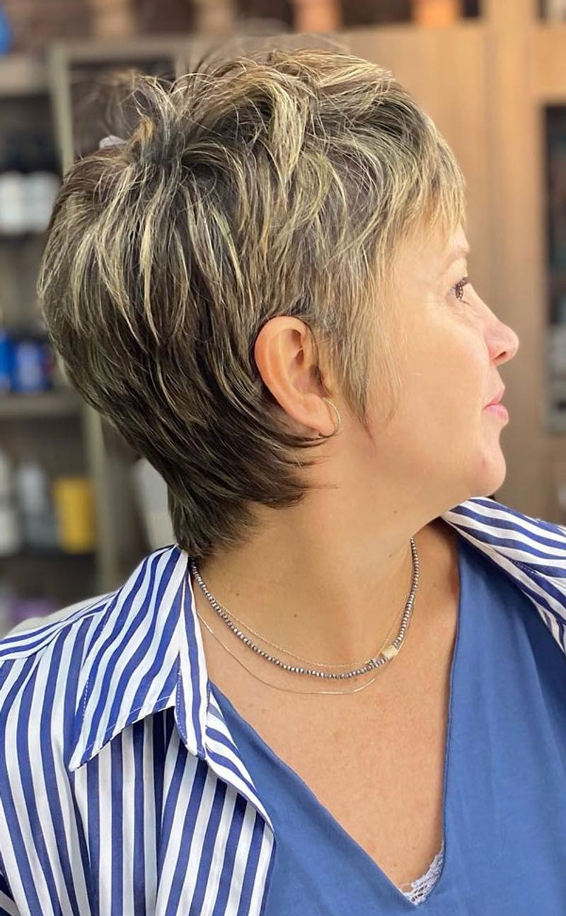 Pixie Cut with Textured Layers