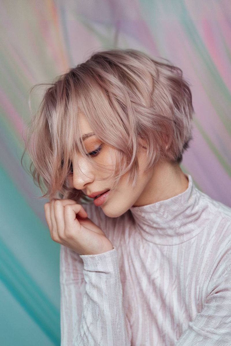 Asymmetrical Bob With Texture