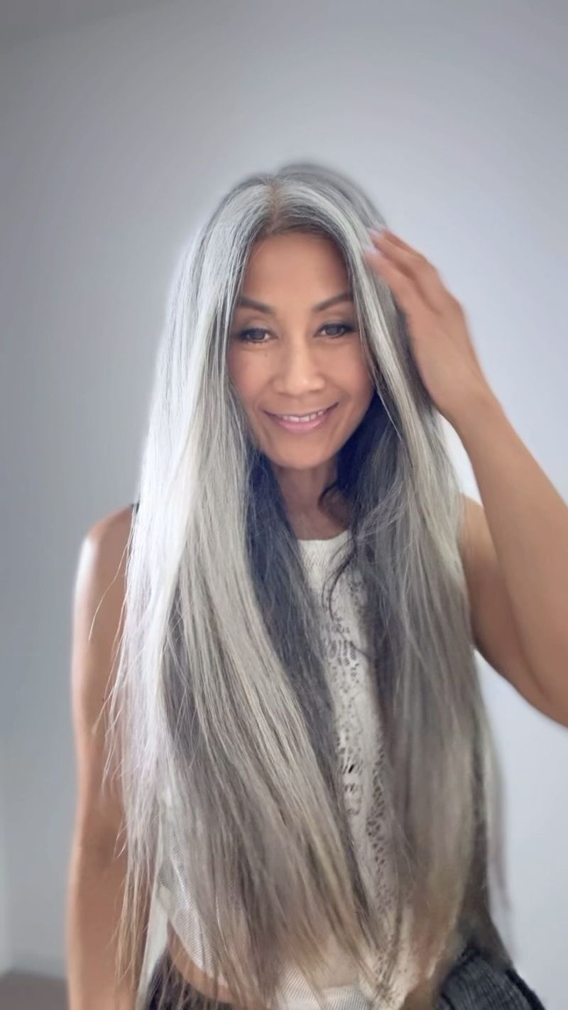 Super-Long Straight Hair