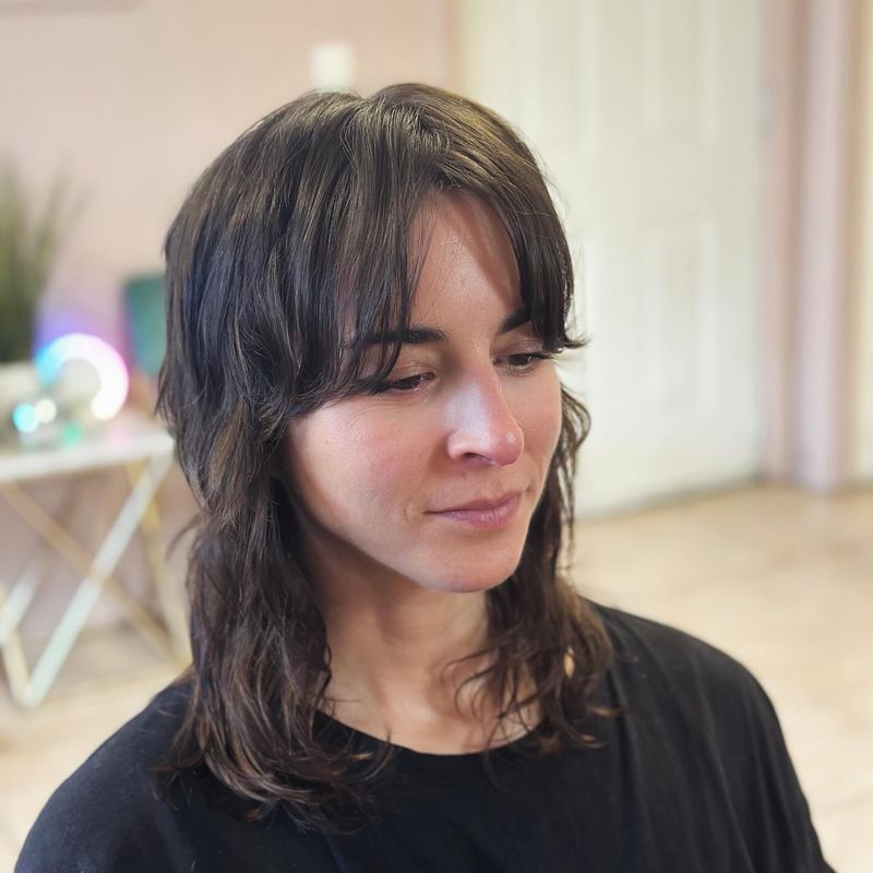 Choppy Midi with Curtain Fringe