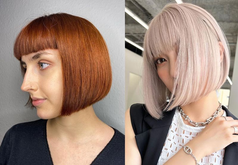 Classic Bob with Micro-Bangs